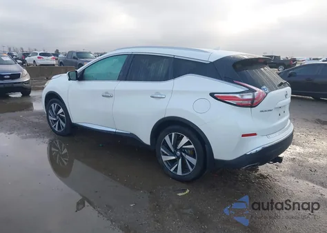 2015 Nissan Murano Platinum из США, поврежденный, VIN 5N1AZ2MH2FN234007